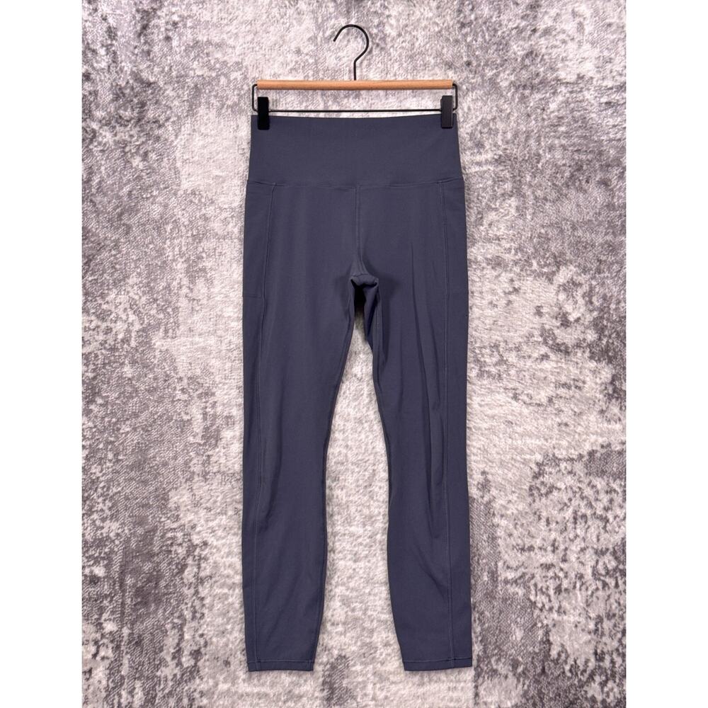 Vuori High-Rise Leggings in Slate Blue
